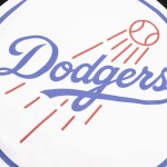 47 Brand Pánská mikina Los Angeles Dodgers MLB Logo Backer Burnside Hoodie Velikost: M