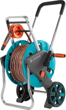 Gardena AquaRoll M Easy 18517-28 Kovový vozík na hadici / Délka hadice 30 m (18517-28)
