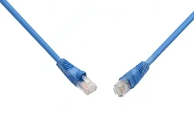 Solarix C5E-114BU-7MB propojovací RJ45/RJ45, U/UTP, kat. 5E, PVC, 7m, modrý