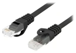 Lanberg CAT6 UTP černá / Patch kabel / 0,25 m / LSZH / CU / Fluke Pass (PCU6-10CU-0025-BK)