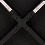 Židle jídelní, žlutá látka, nohy černý kov