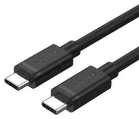 Unitek Y-C477BK01-2M černá / Kabel / USB-C - USB-C / USB 3.2 Gen 1 / 5 Gbit/s / 60 W (Y-C477BK01-2M)
