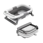 Tulano Bathe 25 šedá / skládací vanička / LCD teploměr (TN-BATHE 25 GREY)