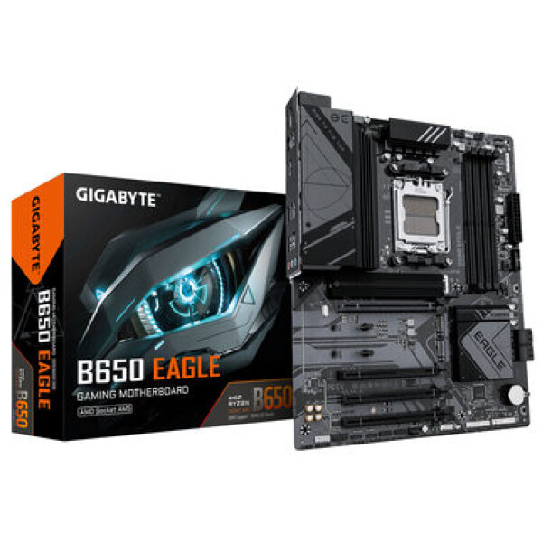 GIGABYTE B650 EAGLE / B650 / AM5 / 4x DDR5 / PCIEx16 / 1xGLAN / ATX (B650 EAGLE)