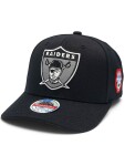 Mitchell & Ness Pánská kšiltovka Oakland Raiders NFL Black Out Sidepatch Classic Red Stretch-Snap