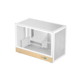 DEEPCOOL Case CH260 WOOD WH, mATX, Průhledná bočnice, bílo-dřevěná EDF_1808177