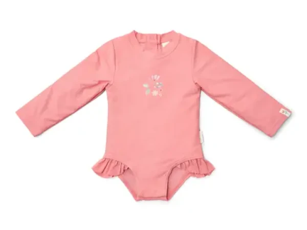 Little Dutch Plavky dlouhý rukáv Sunny Flowers Rouge vel. 86/92 (CL25038657LD)