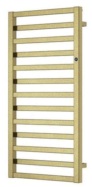 Instalprojekt - Koupelnový radiátor POPPY zlatá barva - Barva - Zlatá, Doporučená topná tyč (W) - 400, Rozměr A - 40, Rozměr C - 100, Skutečný rozměr radiátoru (v mm) - 400 x 990 mm, Typ připojení - Klasické (na rozteč) RADPPY401084