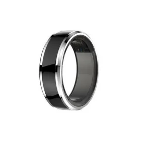 Rozbaleno - CUBE1 Smart Ring vel. 10 (20.8mm) černá / Chytrý prsten / Bluetooth 5.1 / 5ATM / rozbaleno