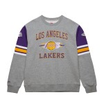 Mitchell & Ness Pánská mikina Los Angeles Lakers NBA All Over 4.0 Crew Velikost: 2XL