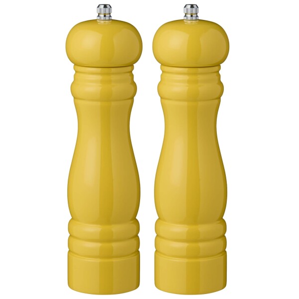 Ib Laursen Mlýnek na sůl nebo pepř Harvest Yellow Pepř, žlutá barva, dřevo, kov, keramika