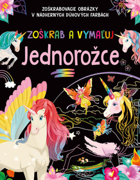 Zoškrab a vymaľuj Jednorožce
