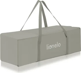 LIONELO Postýlka cestovní Flower 2v1 Cappuccino / 2v1 – ohrádka / matrace 120x60 cm / skládací s taškou (LO-FLOWER CAPPUCCINO)