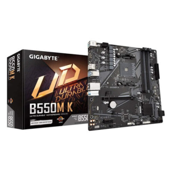 GIGABYTE MB Sc AM4 B550M K, AMD B550, 4xDDR4, 1xDP, 1xHDMI, mATX EDF_524753