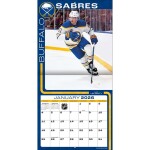 JF Turner Kalendář Buffalo Sabres NHL 2026 Wall Calendar