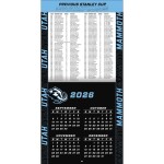 JF Turner Kalendář Utah Mammoth NHL 2027 Wall Calendar