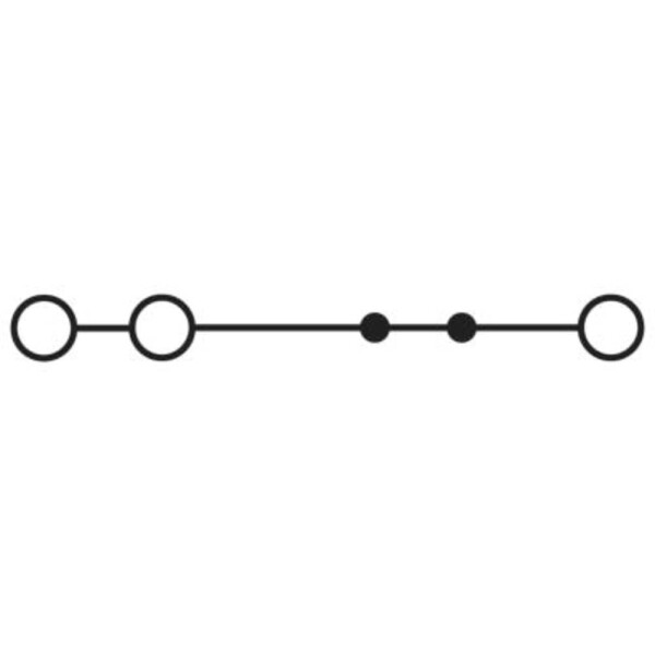 Phoenix Contact 3213604 průchodková svorka 6.2 mm pružinová svorka šedá 50 ks