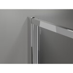 MEXEN/S - Exo sprchový kout skládací dveře 95 x 95, transparent, chrom 816-095-095-01-00