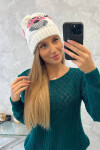Dámská čepice Ofelia K349 bílá UNI