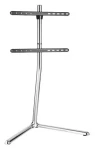 Podlahový stojan pro TV 49-70" chrom / TV stojan / nosnost 40 kg / VESA 600x400 / hliník a ocel (BP0080)