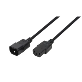 LogiLink CP091 černá / Prodlužovací napájecí kabel / IEC C14 (M) - C13 (F) / 1,8 m / 10/16 A (CP091)