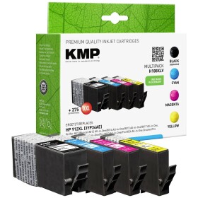 KMP Ink náhradní HP 912XL, 3YP34AE, 3YL84AE, 3YL81AE, 3YL82AE, 3YL83AE kompatibilní kombinované balení černá, azurová, purpurová, žlutá H188XV 1765,0005