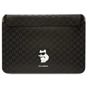 Karl Lagerfeld Saffiano Monogram Choupette černá / Obal na notebook / 16" (KLCS16SAKHPCK)