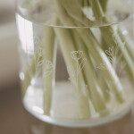 Eulenschnitt Skleněná váza Floral Clear 14 cm, čirá barva, sklo