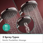 HANSGROHE - Raindance Alive S Puro Sprchový set s termostatem, průměr 30 cm, 3 proudy, EcoSmart+, chrom 24594000