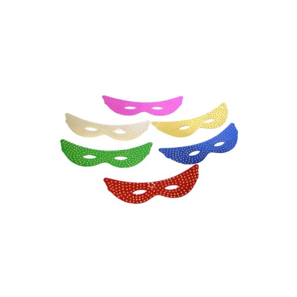 Ptakoviny.cz Škraboška - zlaté tečky 6ks