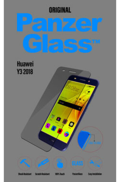 PanzerGlass Tvrzené sklo pro Huawei Y3 2018 čirá (5711724053207)