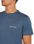ICEBREAKER Mens Mer 150 Tech Lite SS Tee IB Wordmark, Dawn velikost: M