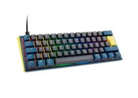 Ducky One 3 Daybreak Mini MX-Brown modrá / Herní klávesnice / podsvícená / mechanická / drátová (USB) / DE (DKON2161ST-BDEPDDBBHHC1)
