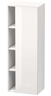 DURAVIT - DuraStyle Skříňka vysoká 140x50x36 cm, pravá, lesklá bílá DS1239R2222