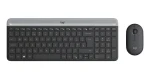 Logitech MK470 Slim grafitová / Set klávesnice s myší / Bezdrátový / ES layout (920-009198)