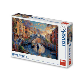 Puzzle Malované Benátky 1000 dílků - Dino