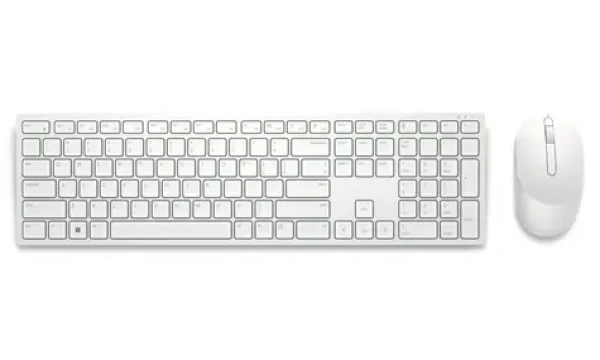 DELL KM5221W CZ bílá / Set bezdrátové klávesnice a myši / CZ / 2.4GHz / Bluetooth / USB (580-AKFG)