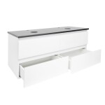 Koupelnová skříňka s krycí deskou SAT B-Way 119x50x45 cm bílá lesk BWAY2120WZ BWAY2120WZ