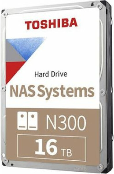 Toshiba N300 NAS 16TB / Interní disk / 3.5 / 512MB cache / 7200 rpm / SATA III / bulk (HDWG31GUZSVA)