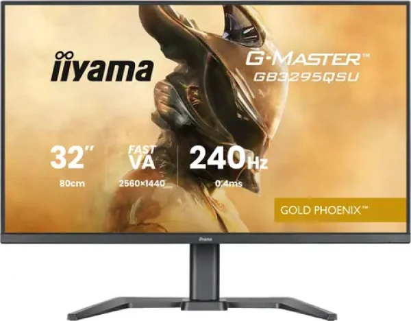 31.5" IIYAMA G-Master GB3295QSU-B1 černá / LED / VA / 2560 x 1440 / 16:9 / 0.4 ms / 4000:1 / 400cd-m2 / VESA (GB3295QSU-B1)