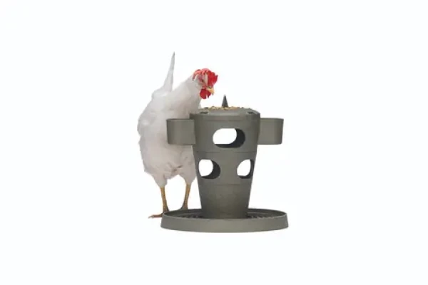 Beeztees Snack Tower Krmítko pro drůbež šedé 32,5cm (KF-18250)