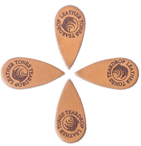 Timber Tones Leather Tones Teardrop Cognac Leather 4-Pack