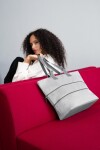 Kabelka Reisenthel Shopper e1 Herringbone grey