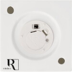 Räder Porcelánový LED svítící domeček Books, bílá barva, porcelán