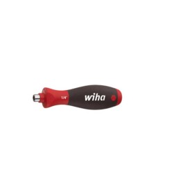 Wiha dílna bitový šroubovák 1/4 (6,3 mm) - Držák bitů 1/4/125mm magnetický s rukojetí SoftFinish WIHA 32160