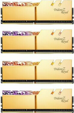 G.SKill Trident Z Royal Gold 32GB (4x8GB) 3600 MHz / DDR4 / CL16-19-19-39 / 1.35V / XMP 2.0 (F4-3600C16Q-32GTRGC)