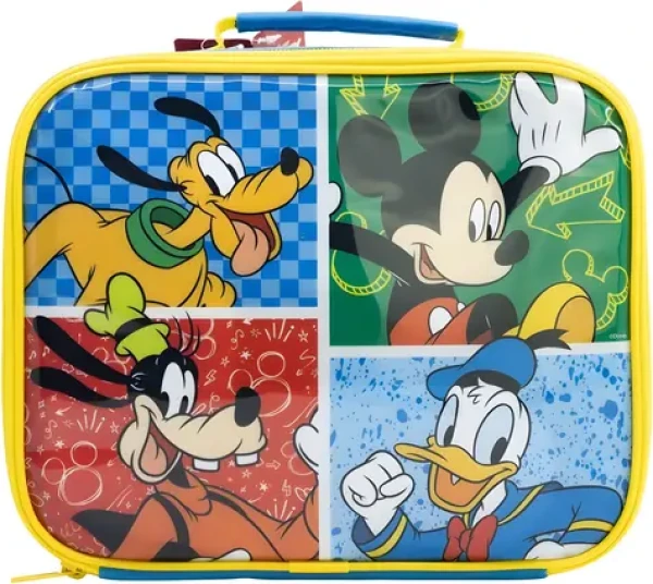 STOR Termo taška na svačinu Mickey Mouse / Taška na svačinu / Izolační materiál / Kovový zip (81153)