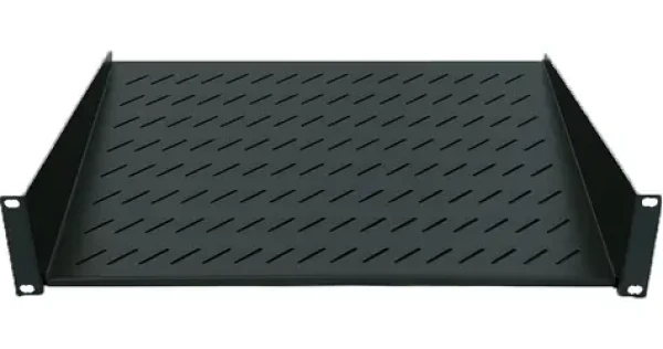 Intellinet police černá / Rack police / 19" / 1U / hloubka 150 mm / nosnost 25 kg / přední montáž (712491)