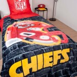 Deka Kansas City Chiefs NFL Wellsoft Flauschdecke