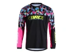 Dres FORCE RECKLESS dlouhý rukáv, černo-růžovo-fluo